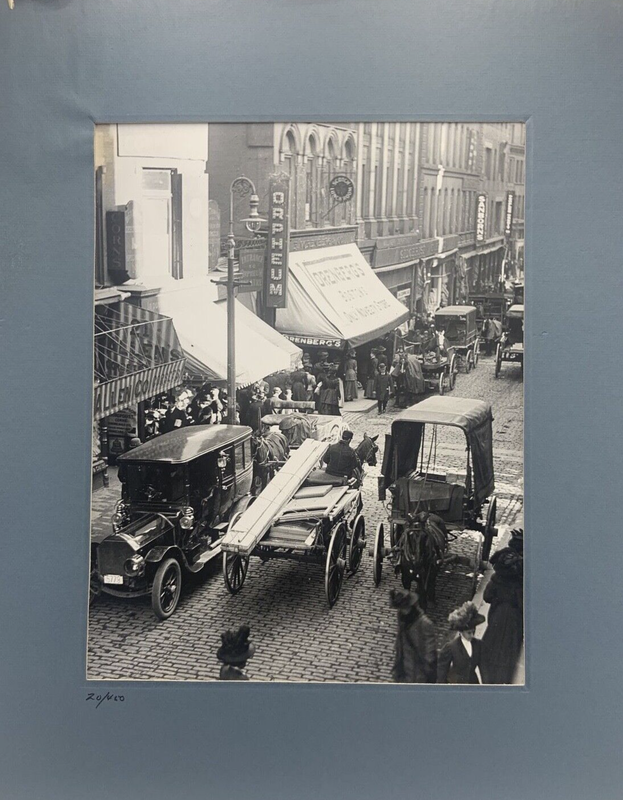 Photograph of New York Street Scene 1900s